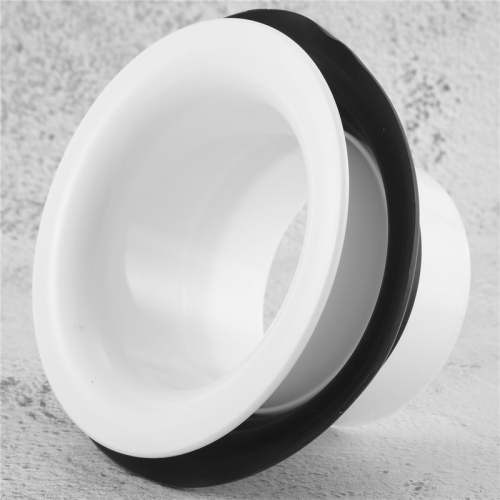 Bass Drum Enhancer ABS Rubber Bass Drum Kick Enhancer, Wit