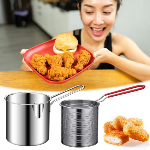 Friteuse avec panier Friteuse en acier inoxydable 2