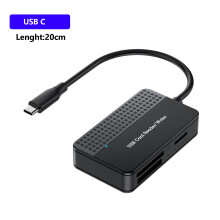 (Type C) USB 3.0 Flash Card Adapter 4 in 1 5Gbps Memory Card Writer 5Gbps (USB3.0)
