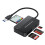 (USB3) USB 3.0 Flash Card Adapter 4 in 1 5Gbps Memory Card Writer 5Gbps (USB3.0) 5