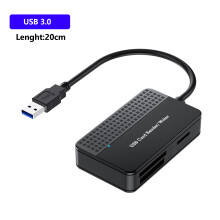 (USB3) USB 3.0 Flash Card Adapter 4 in 1 5Gbps Memory Card Writer 5Gbps (USB3.0)