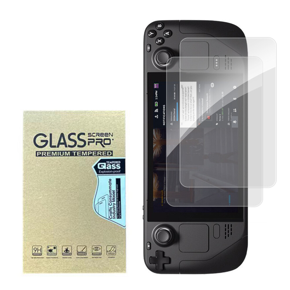 (2Pcs) 1 Pack Screen Protector Hd Tempered Glass For Steam Deck Oled 7.4Inch 2023 9417278681014
