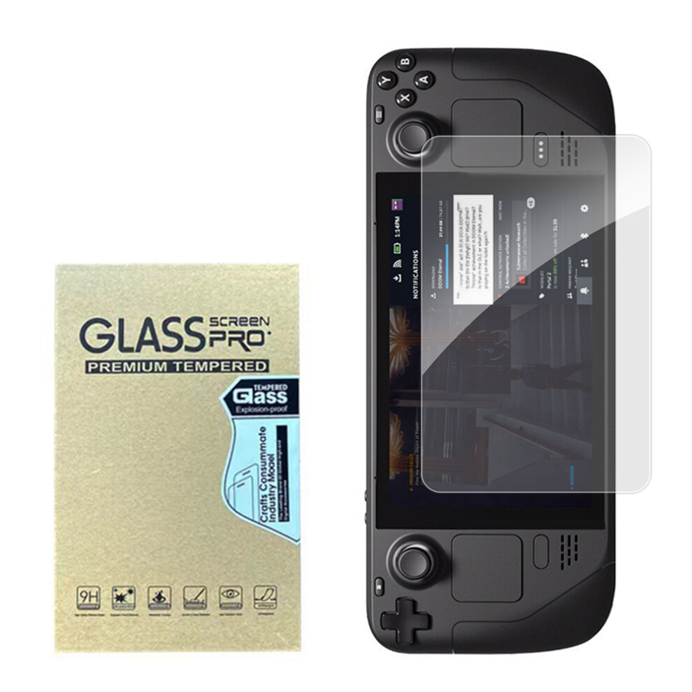 (1Pcs) 1 Pack Screen Protector Hd Tempered Glass For Steam Deck Oled 7.4Inch 2023 9417278681007