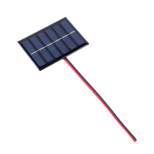 (5Pcs) 1 Pc Solar Panel 1W 3V 100MA Solar Cell with Cable for 2-3V Battery Charging 1