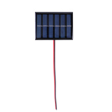 (1PCS) 1 Pc Solar Panel 1W 3V 100MA Solar Cell with Cable for 2-3V Battery Charging