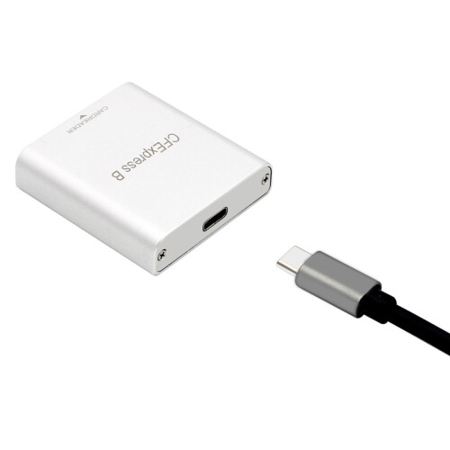 (With AC) CF Memory Card Adapter USB 3.1 Gen 2 10Gbps for MacBook iPad (With CC) 1