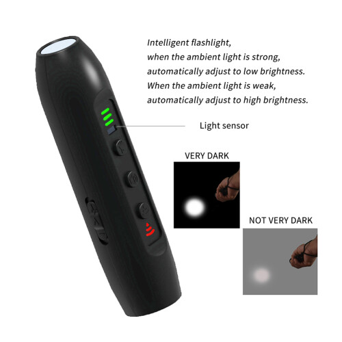 Ultrasonic Bark Deterrents with LED Flashlight Plastic Dog Training Pet Products 1