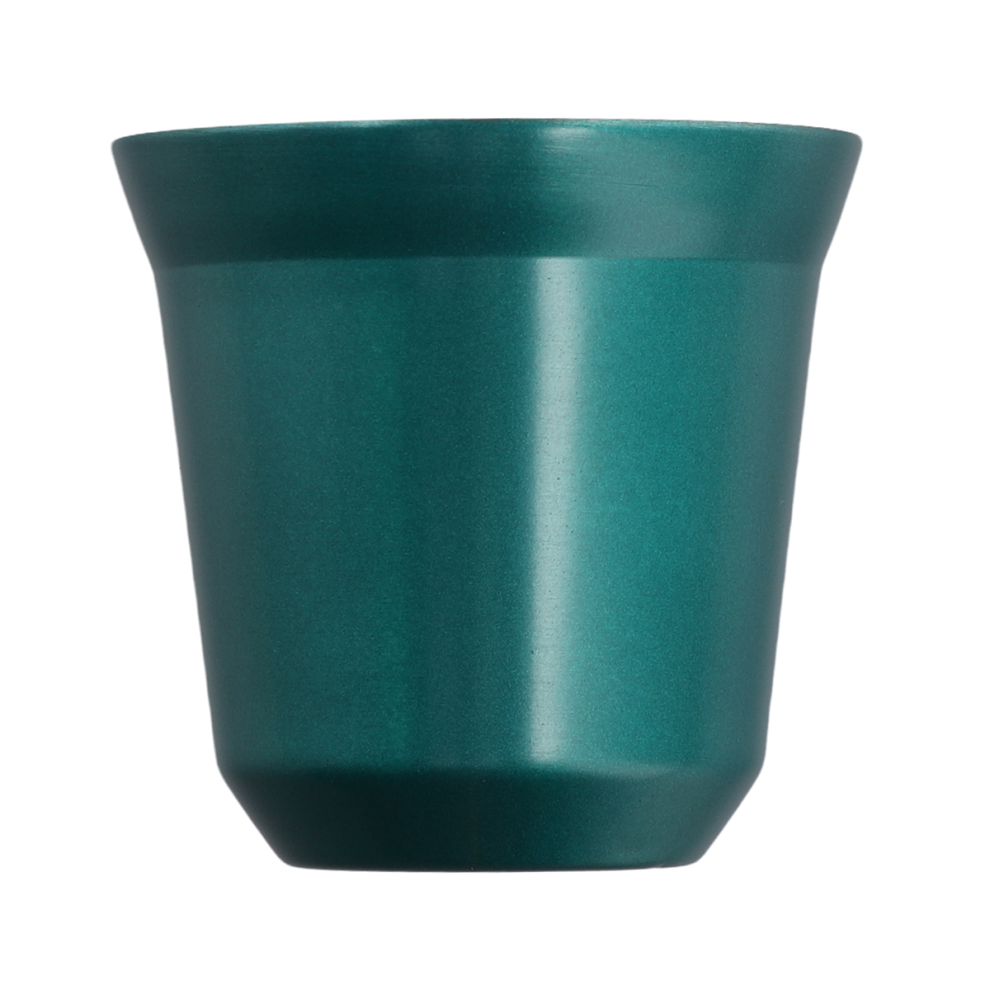 Tasse à espresso en acier inoxydable à double paroi 80 ml, B