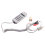 Telephone Phone Butt Test Tester Lineman Tool Cable Set Grey White 6