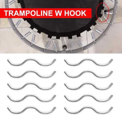 Trampoline W Hooks Trampoline Iron Bar Wire Connector Hook 1