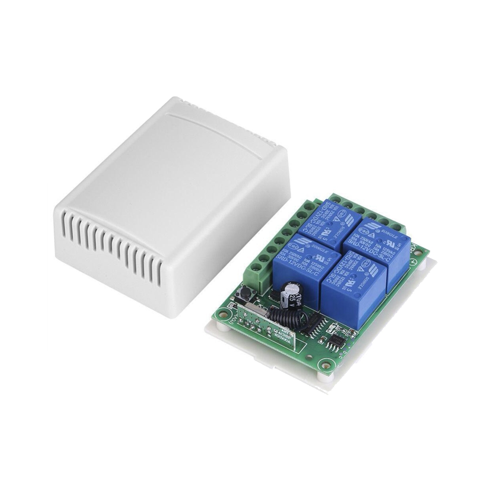 Wireless Remote Control Switch Dc 12V 4Ch Relay Receiver Module 4853896860397