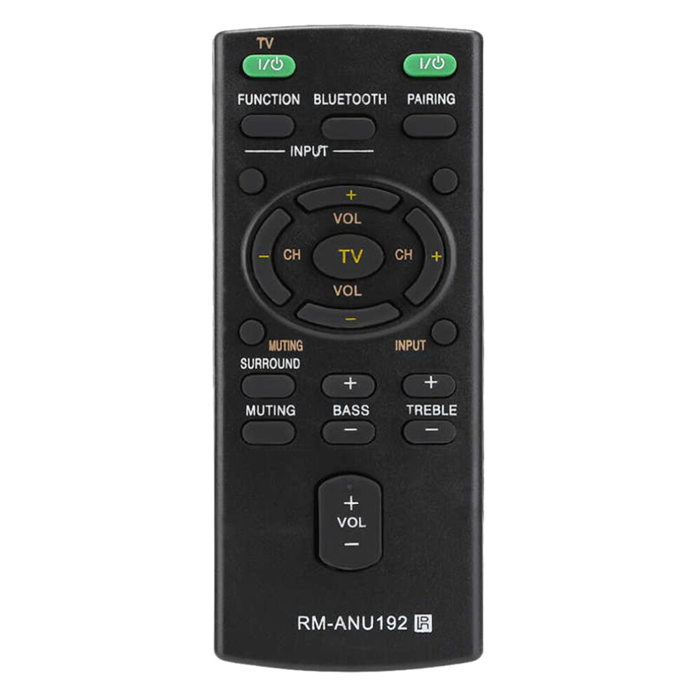 Rm-Anu192 Bluetooth Speaker Remote Control For Sound Bar 4853896876770