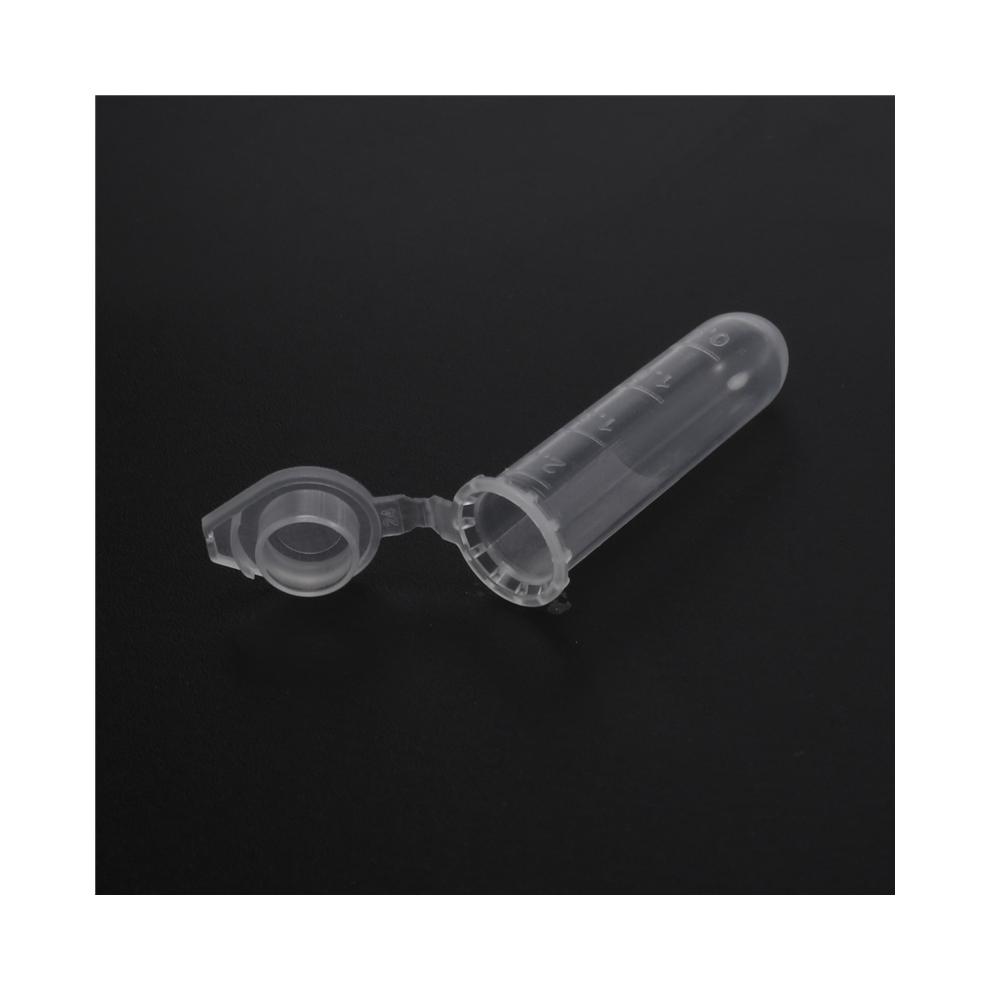 500 Pezzi 2 Ml Micro-Centrifuga Provetta Provetta Fiala Plastica Trasparente