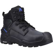 (Black, 12 (Adults')) Amblers Safety 980C Leather Black Safety Boots
