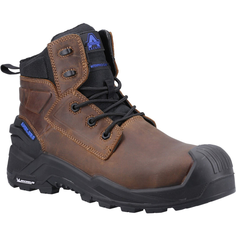 (Brown, 12 (Adults')) Amblers Safety 980C Leather Brown Safety Boots 5038601078666