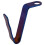 Γάντζος κράνους μοτοσυκλέτας, σταθερή βάση από πολύχρωμο κράμα τιτανίου 4