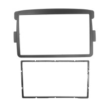 2Din Car Fascia for Duster/Sandero/Dokker/Lodgy – 7-inch Double-DIN Radio Frame Kit, No Modifications, ABS Black