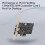Scheda controller PCI Express x1 PCI-E FireWire 1394a IEEE1394 a 3 porte 4