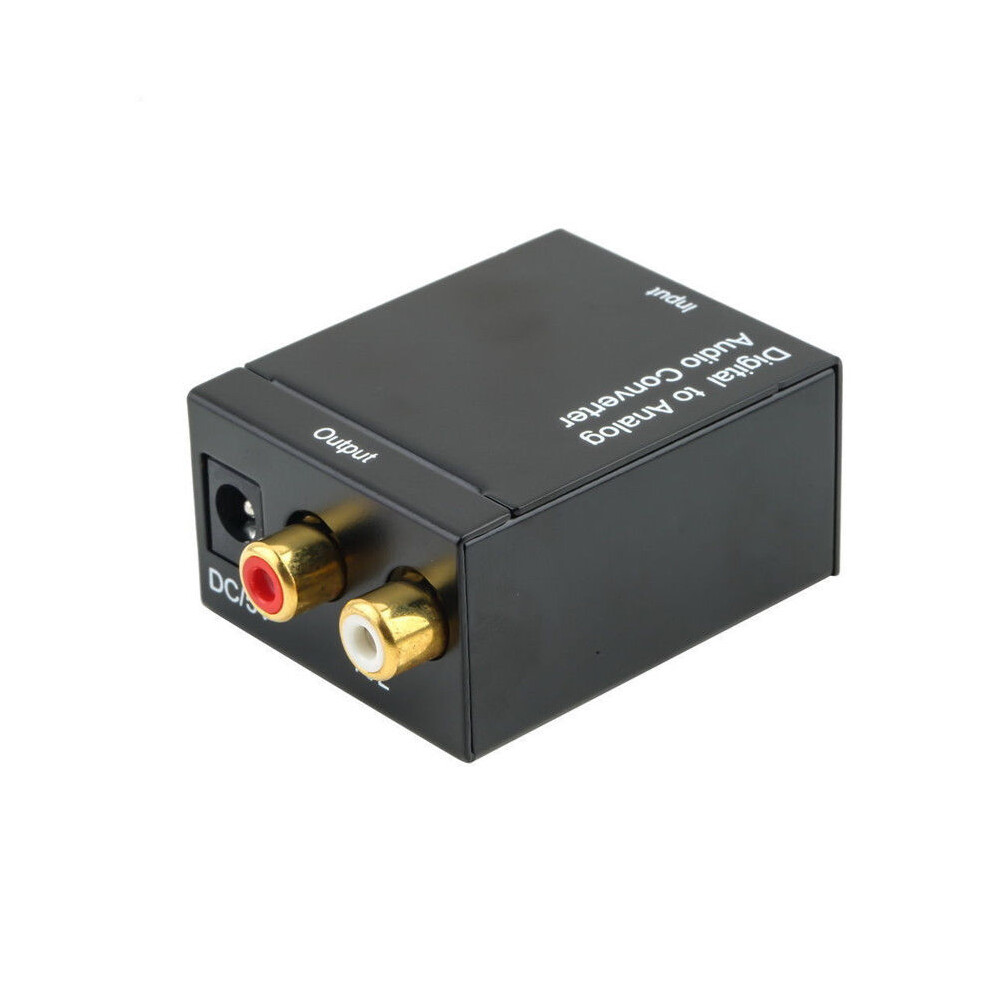 Digital Optical Toslink Spdif Coax To Audio Converter Adapter 4853896855294