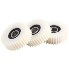 3Pcs 36 Teeth 38mm Nylon Electronic Motor Gear Ball Bearing Gears
