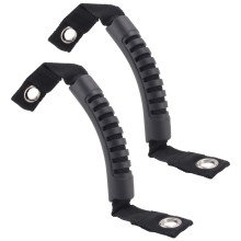 2Pcs Haltegriffe Schwarz Hinten Sitz Halten Padded Roll Bars f?r