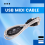 Μετατροπέας καλωδίου 5 ακίδων USB σε MIDI για ηλεκτρονικά όργανα πιάνου 6
