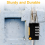 Combination Padlock, 2 Pack Small Waterproof Padlocks 6