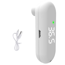 L?mp?mittari Mini USB -l?mp?mittari Lasten Infrapunakuumemittari - Valkoinen