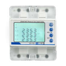 Compteur de kWh triphasé 380V 100A Tuya WiFi Smart Bi-Directionnel