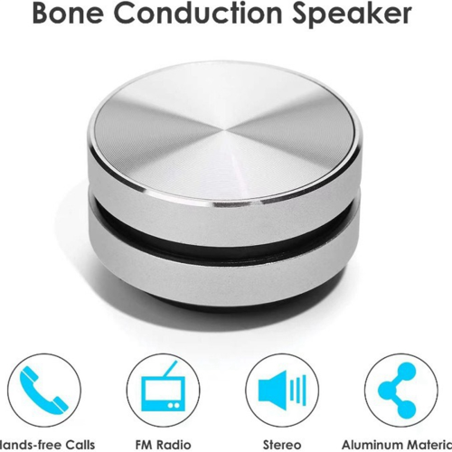 Draagbare mini Bluetooth-luidspreker verandert alles in een luidspreker (zilver) 1