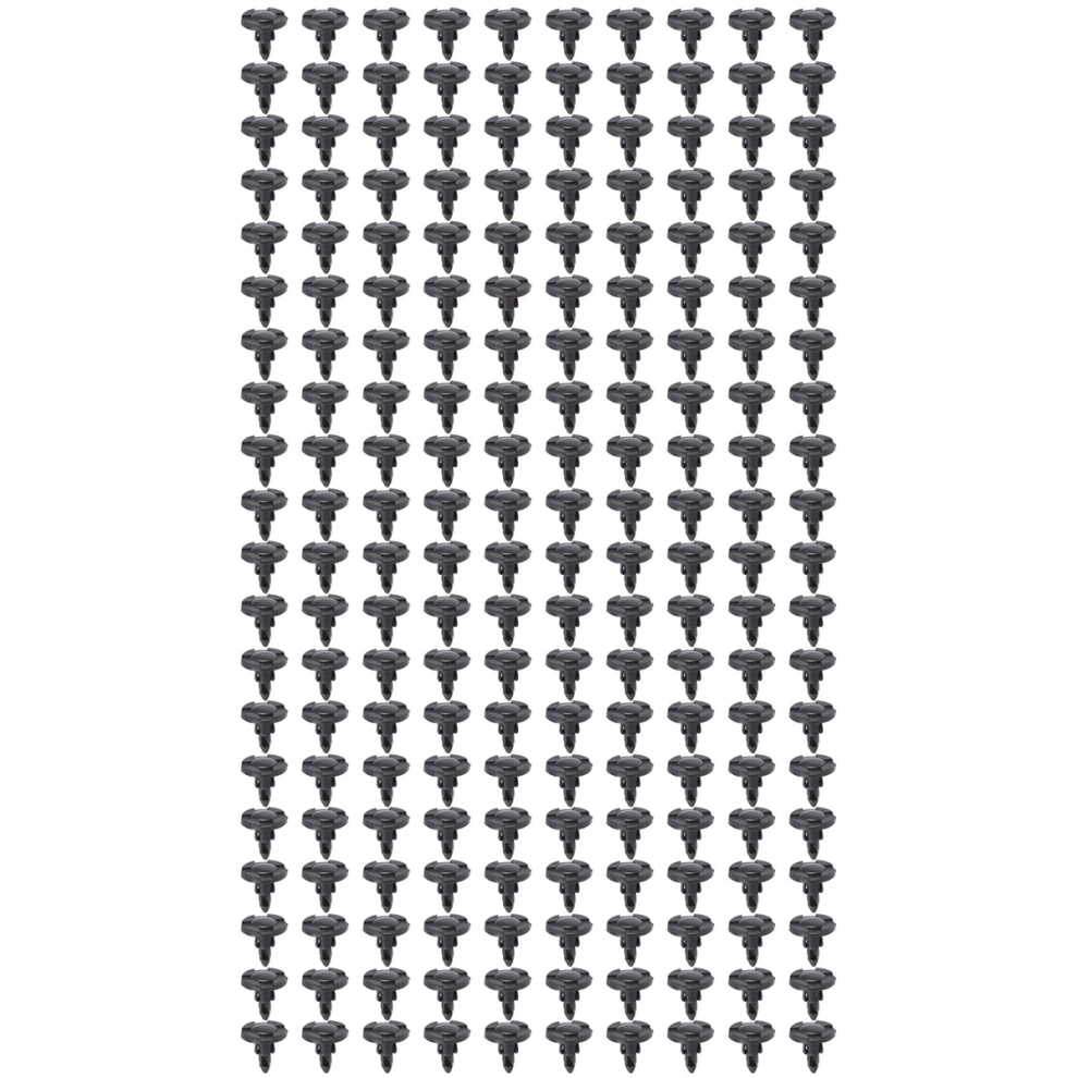 200Pcs 8Mm Liner Clips For Trim 01553-09321 4853896874257