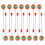 14 τμχ Lollipop Drum Mallet Sticks Πλαστικά τύμπανα για παιδιά 3