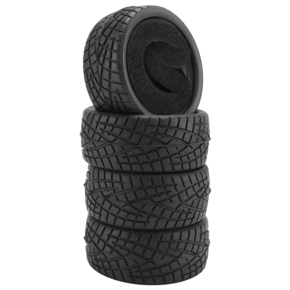 Photos - Parts for Drones & RC models 1/10 RC Car On Road Performance Rubber Racing Tire Tyre 8001 4pcs