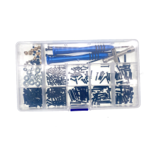 Kit de fixação de parafusos M2 M2.5 M3, chave sextavada, ferramenta para