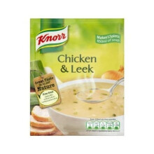 12 X KNORR SOUP CHICKEN & LEEK 1.5pint 1.5 Pint Serving (12 PACK BUNDLE)