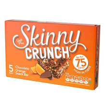 Orange Skinny Crunch Snack Bars 10x5x20g