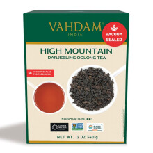 VAHDAM, High Mountain Oolong Tea Leaves From Himalayas - 340g (170+ Cups) High Elevation Grown | Vacuum Sealed | Brew Hot, Iced Or Kombucha Tea |
