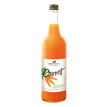 James White Organic Carrot Juice - Vegan - No Added Sugar - Picked and Pressed (Pack of 6 x 750ml)