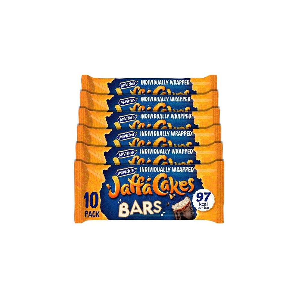 McVitie's Jaffa Cake Bars,10 Bars (Pack Of 6)