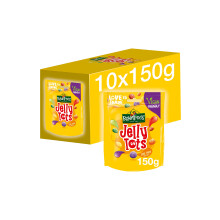 Rowntree's Jelly Tots Sweets Sharing Bags, Vegan Friendly, 10 x 150 g
