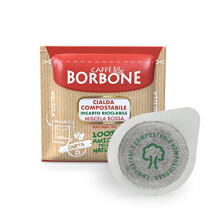 Caff? Borbone Coffee Compostable Pods, Recyclable Wrapping, Red Blend - 100 Pods - ESE System
