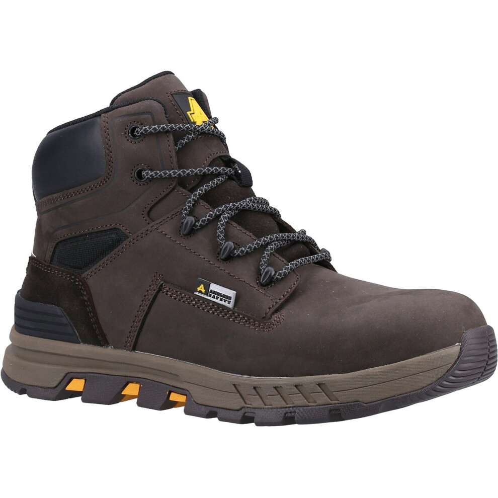 (Brown, 7 (Adults')) Amblers Safety 261 Leather Brown Safety Boots 5038601079489