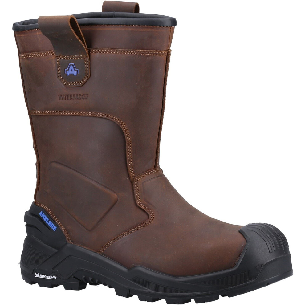(Brown, 6 (Adults')) Amblers Safety 983C Leather Brown Safety Boots 5038601079243