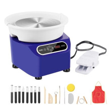 Vevor ZQLPJXS11YC3WK3YIV1 11 in. Pottery Wheel, Blue