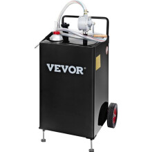Vevor SYJYCBXGGJ2307OLTV0 30 gal Fuel Storage Tank with Wheels, Black