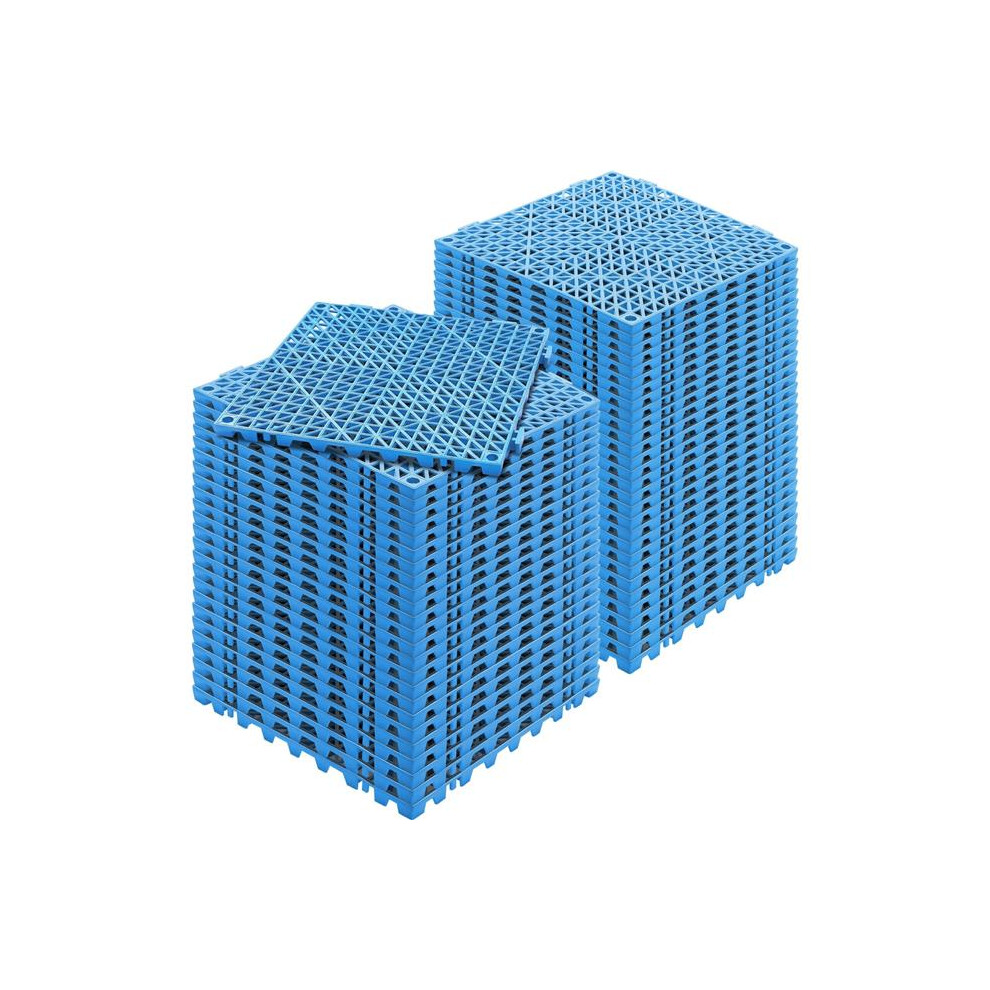 Vevor HZXSJDD1212YP3ROIV0 Interlocking Tile, Blue - 55 Piece