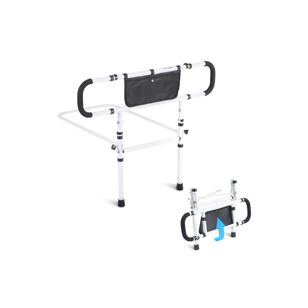 Vevor KZDSCBSSYSSDGIU0MV0 Elderly Adults 180 deg Foldable Bed Rails for Seniors 450 lbs