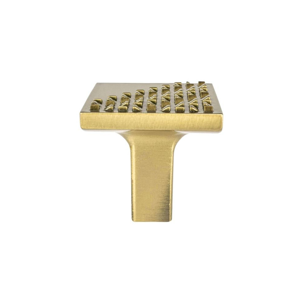 Roque Modern Brushed Gold Door Knob 722985083518
