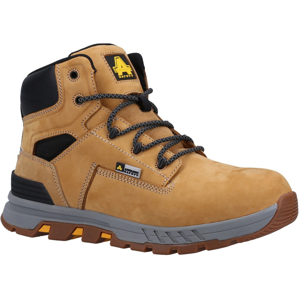 (Gold, 6.5 (Adults')) Amblers Safety 261 Leather Honey Safety Boots 5038601079670
