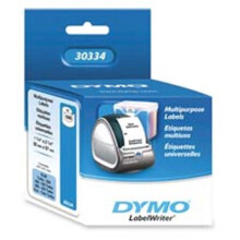 Dymo Corporation  Multipurpose Labels- Medium- 2-.25in.x1-.25in.- 1000-RL- White